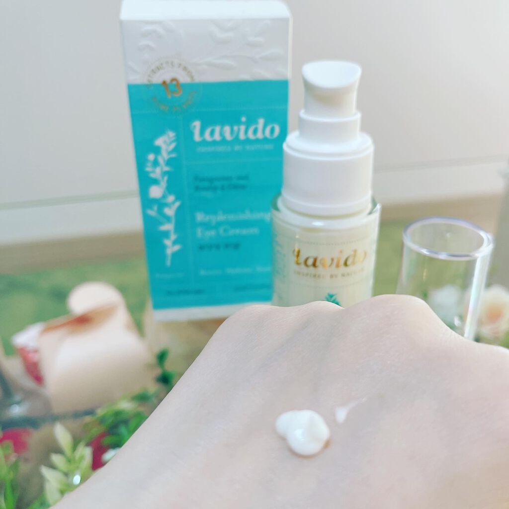 リプレニッシングアイクリーム/Lavido/アイケア・アイクリームを使ったクチコミ（2枚目）