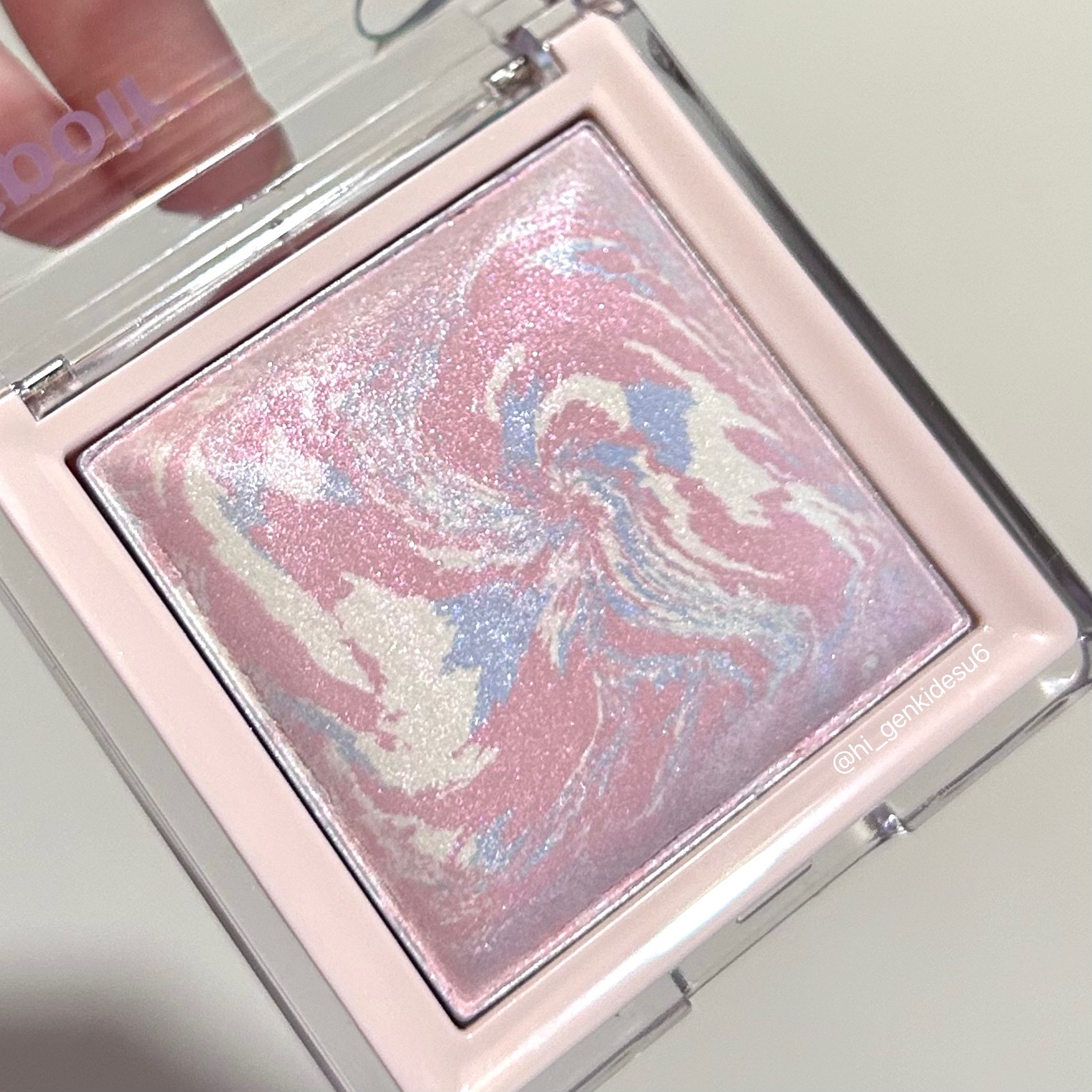 トーンペアリングハイライター 02 ピンクマリン/espoir/ハイライト・シェーディングを使ったクチコミ（2枚目）