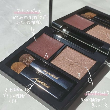 コンスピキュアス ダブルアイズ/Amplitude/アイシャドウパレットを使ったクチコミ(2枚目)