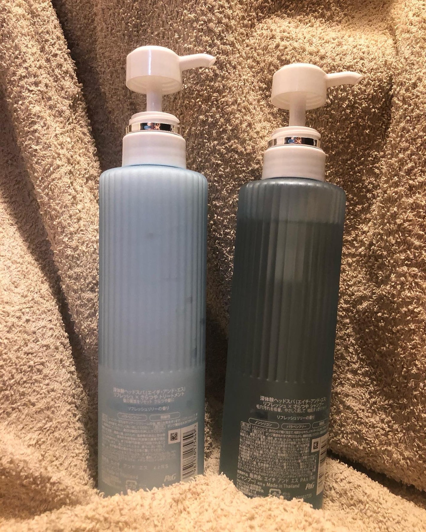 リフレッシュ × さらつや シャンプー/トリートメント/h&s/市販シャンプーを使ったクチコミ(3枚目)