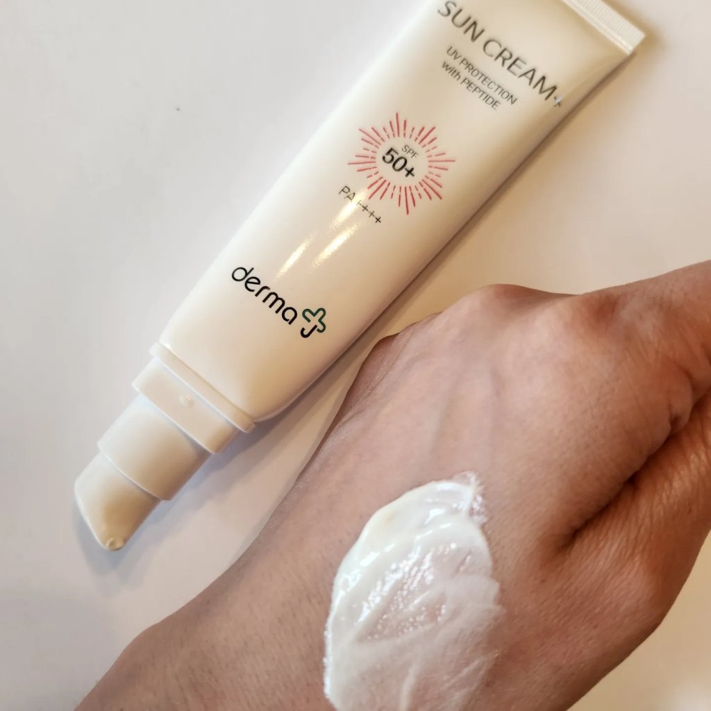 サンクリーム＋/ DermaJ/日焼け止めクリームを使ったクチコミ（2枚目）