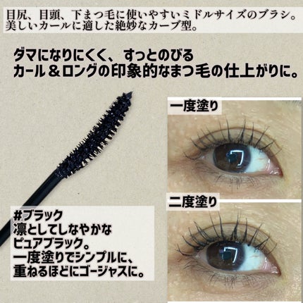 ミネラルロングラッシュマスカラ ブラック/エトヴォス/マスカラの画像