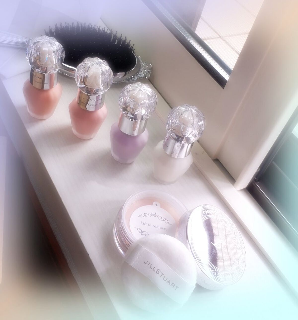 グロウインオイル ルースパウダー  01 natural glow/JILL STUART/ルースパウダーを使ったクチコミ（1枚目）