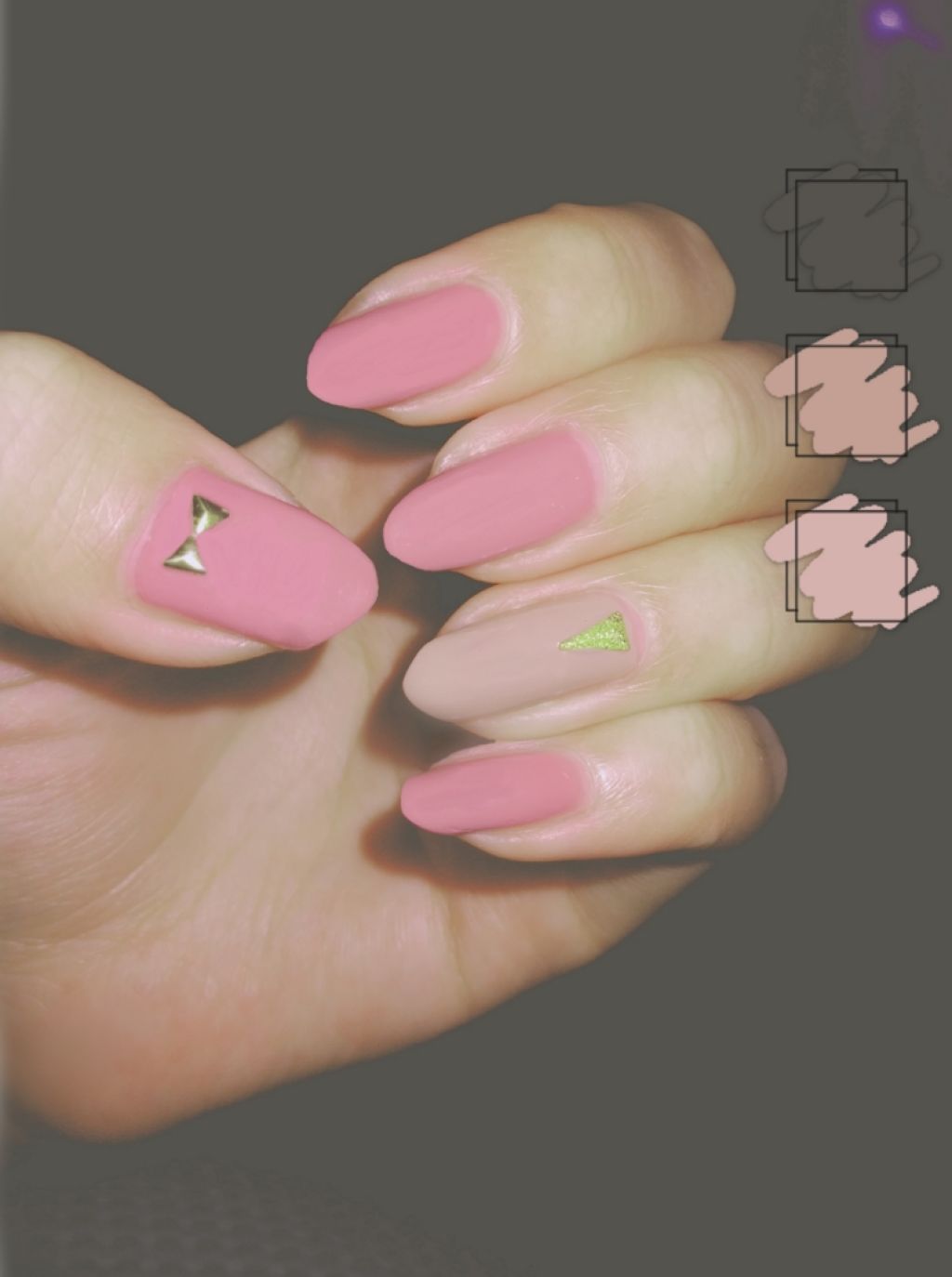 ネイルカラー ベージュ/無印良品/マニキュアを使ったクチコミ（3枚目）