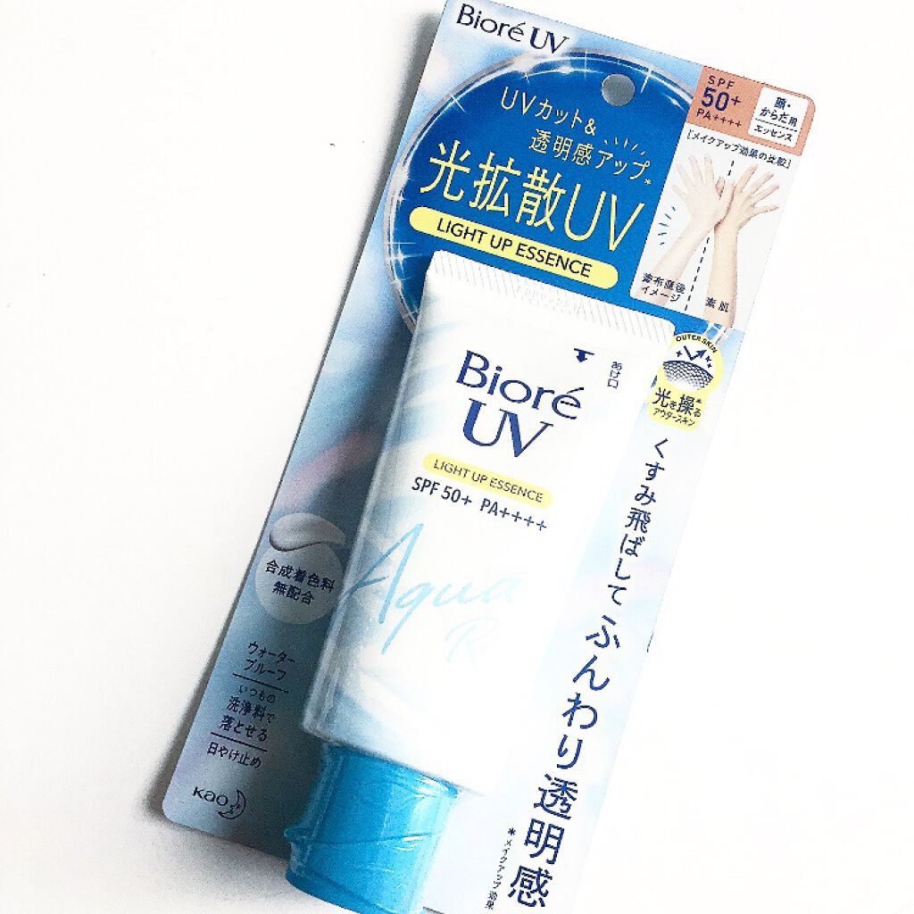 ビオレUV アクアリッチ ライトアップエッセンス/ビオレ/日焼け止めクリームを使ったクチコミ(2枚目)