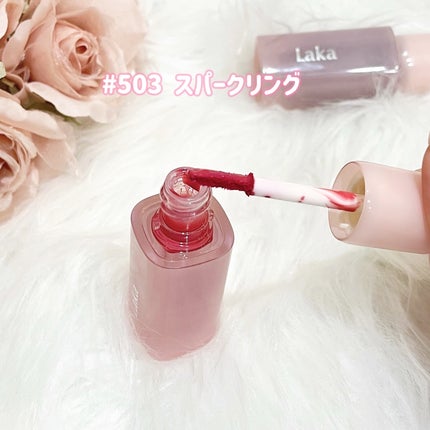 ポッピングバルーンティント/Laka/リップティントを使ったクチコミ(3枚目)