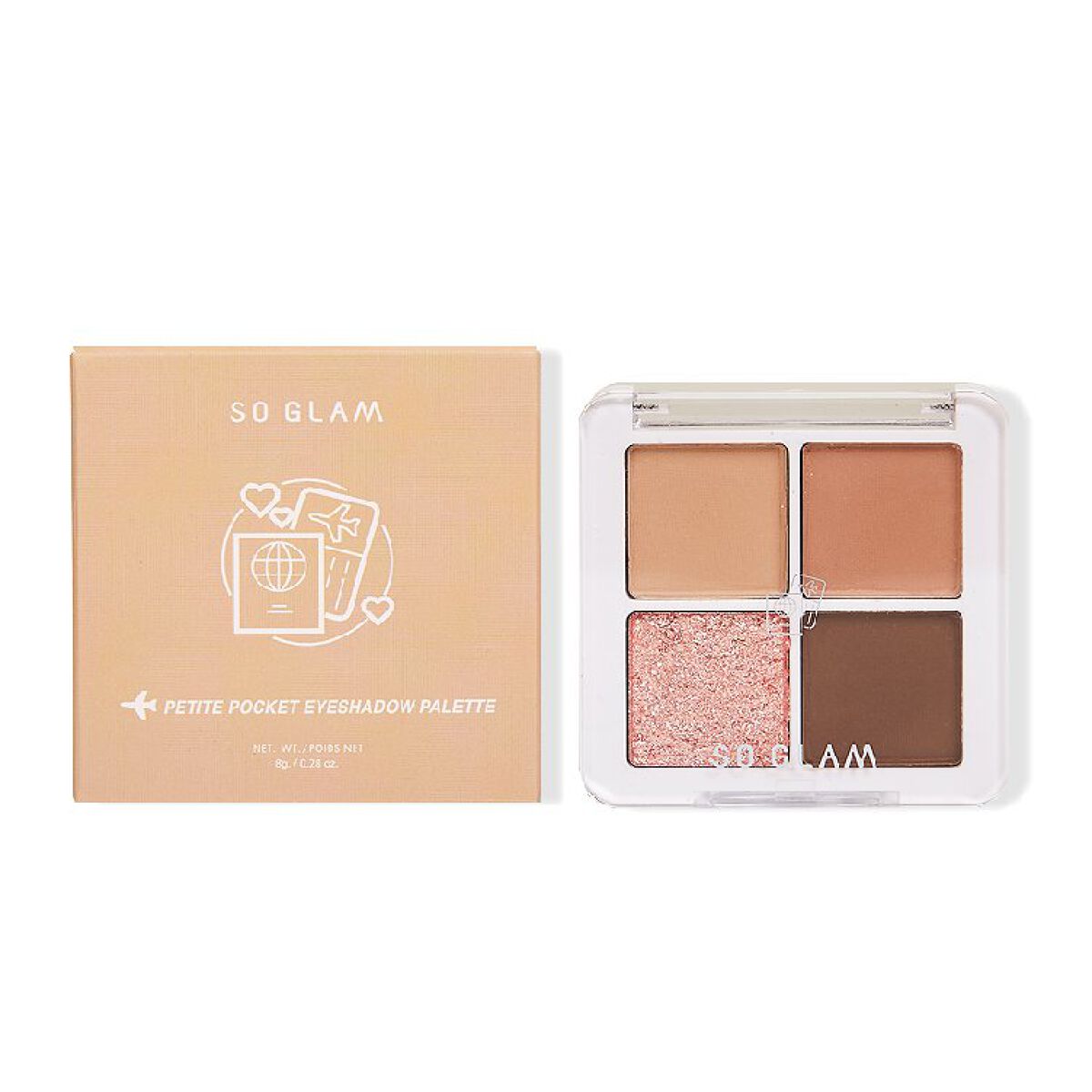 プチポケットアイシャドウパレット SO GLAM