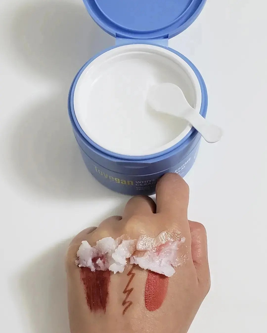 カラーフードシリーズホワイトホールサムクレンジングバーム/Tovegan/クレンジングバームを使ったクチコミ(6枚目)