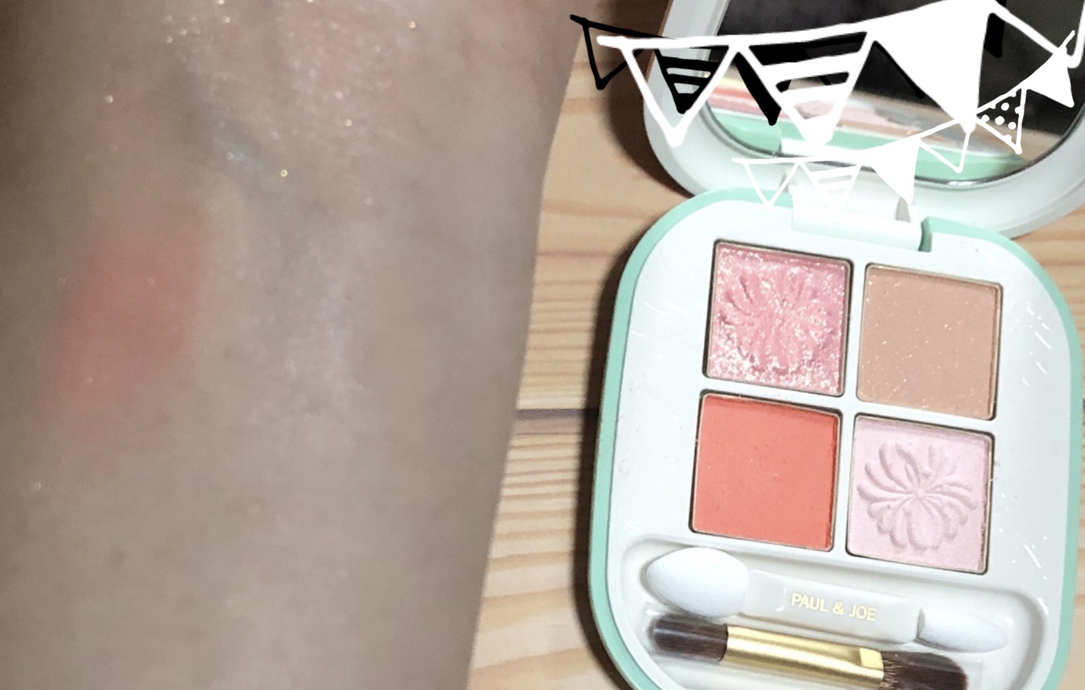 ポール ＆ ジョー アイデザイン パレット 03 トレッス/PAUL & JOE BEAUTE/アイシャドウパレットを使ったクチコミ（2枚目）