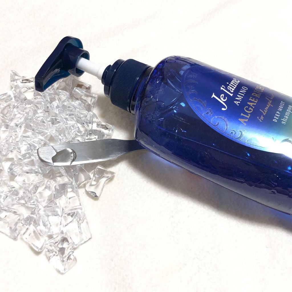 アミノ アルゲリッチ シャンプー／トリートメント(ディープモイスト)/Je l'aime/市販シャンプーを使ったクチコミ（1枚目）