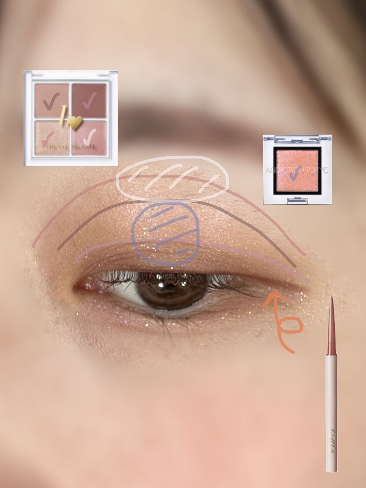 3CE ミニ マルチアイカラーパレット/3CE/アイシャドウパレットを使ったクチコミ（3枚目）