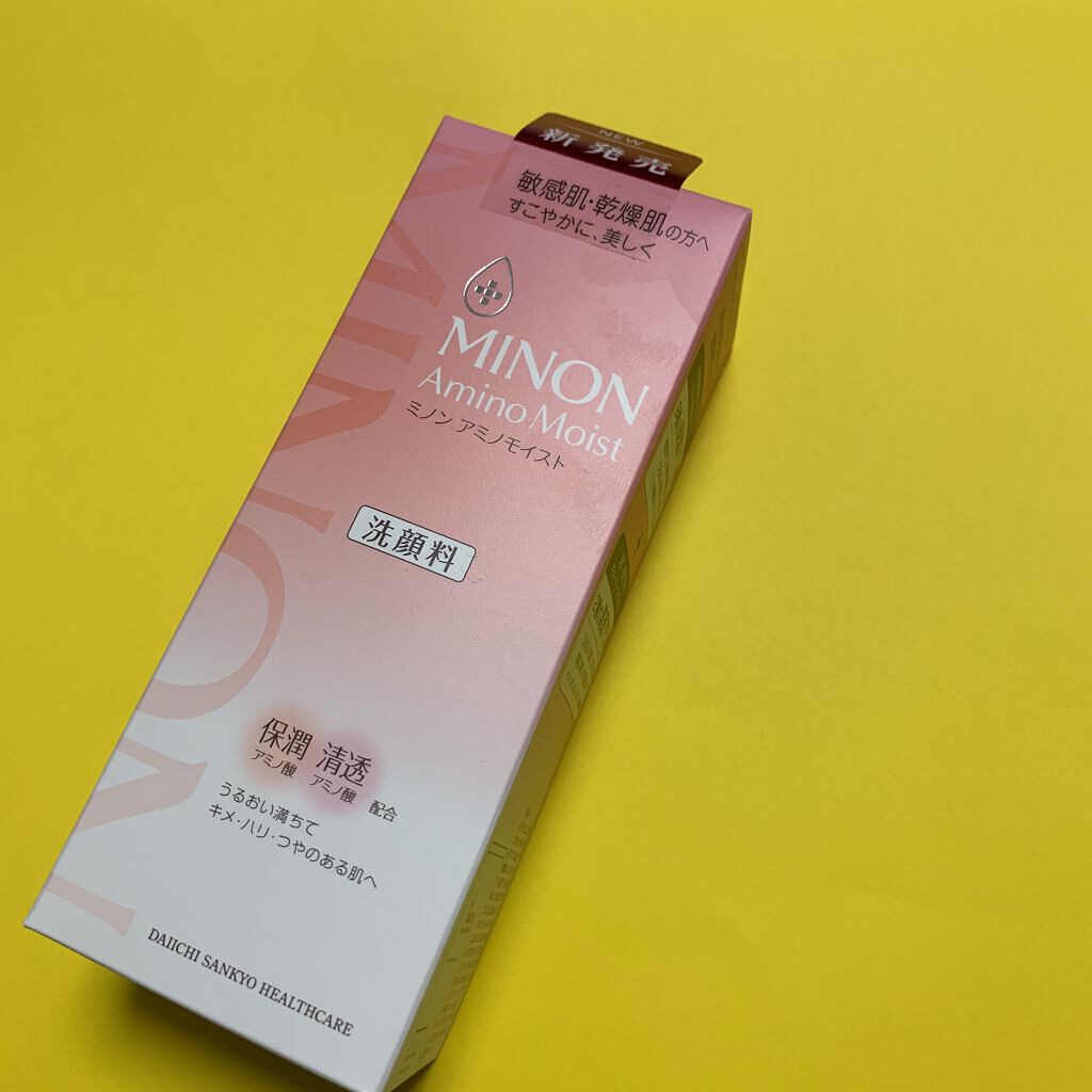 アミノモイスト モイストクリーミィ ウォッシュ/ミノン/洗顔フォームを使ったクチコミ（1枚目）