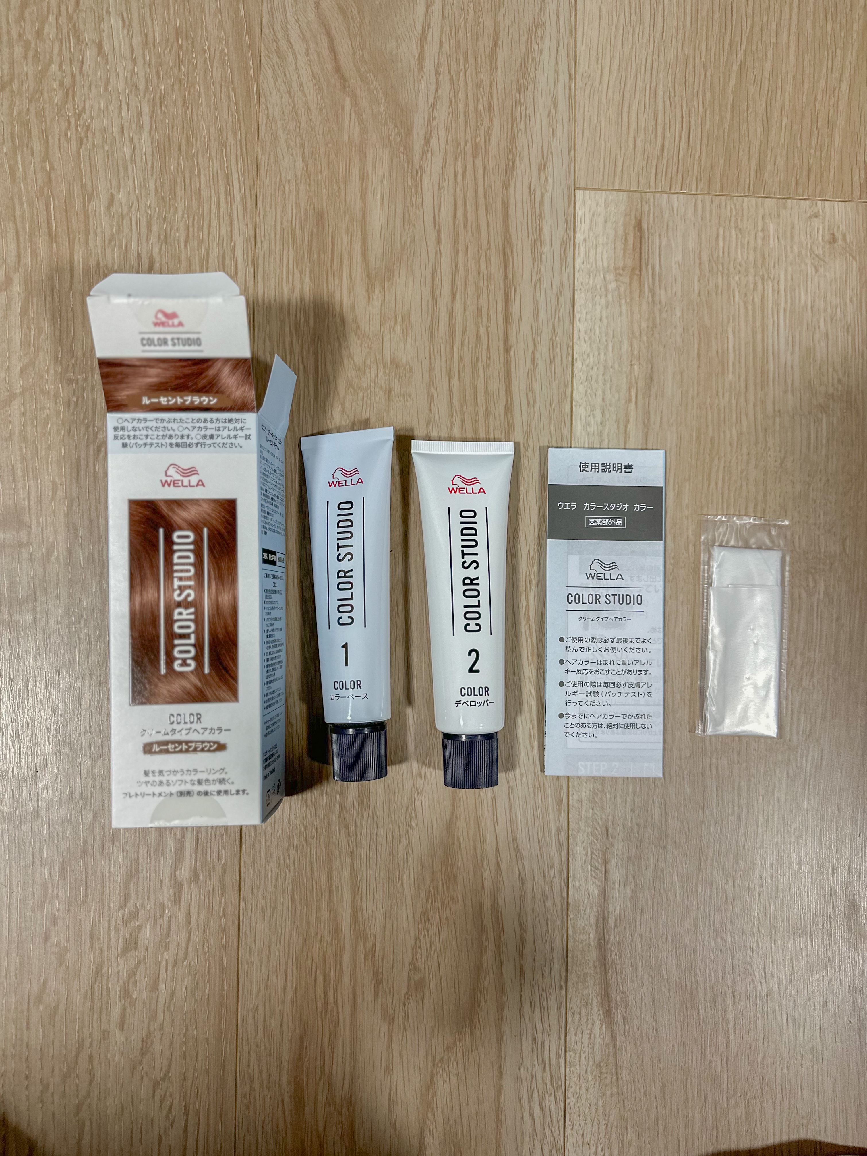 ウエラ カラースタジオ クリームタイプヘアカラー/ウエラ/ヘアカラーを使ったクチコミ（1枚目）