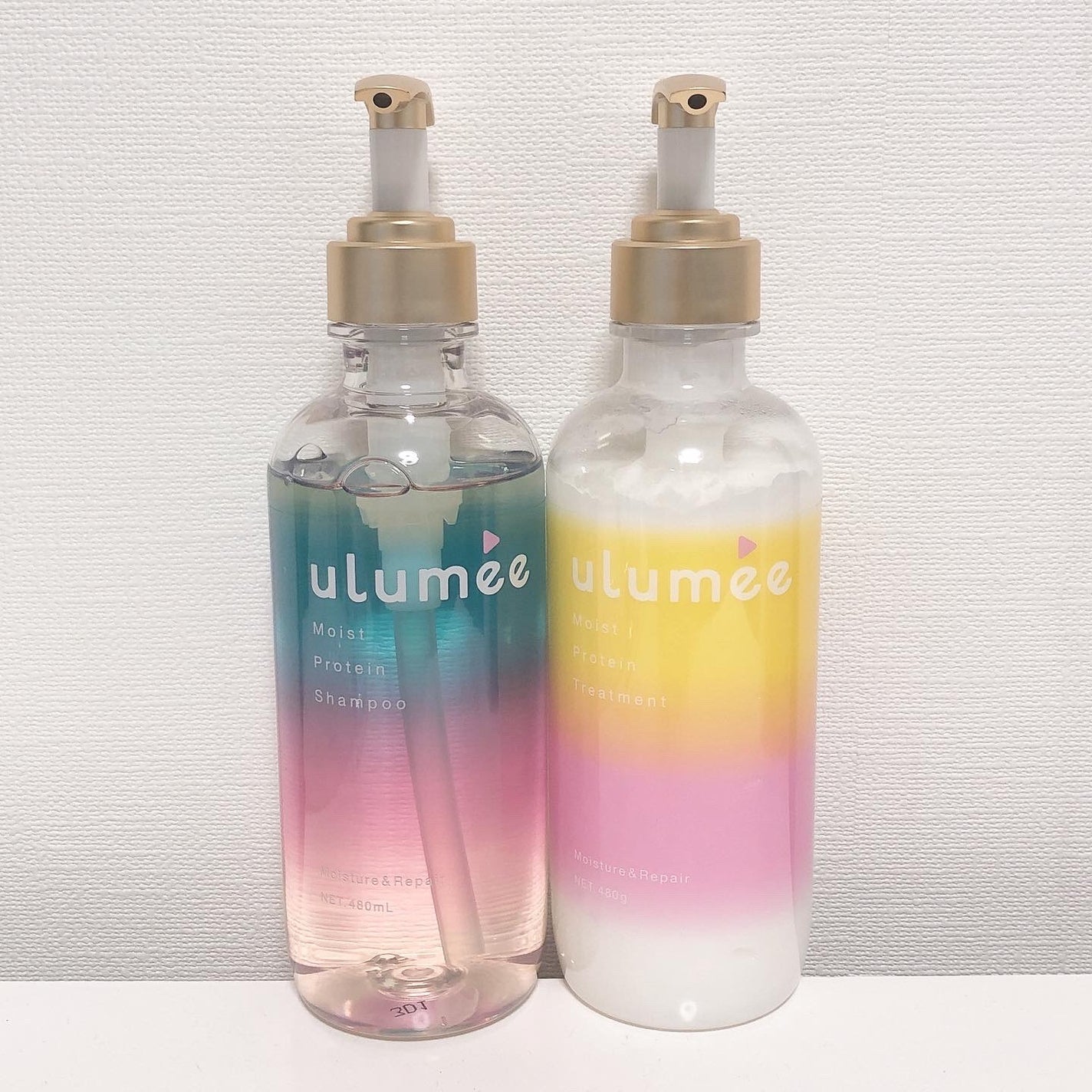 モイストプロテインシャンプー/トリートメント/ulumee/市販シャンプーを使ったクチコミ(1枚目)