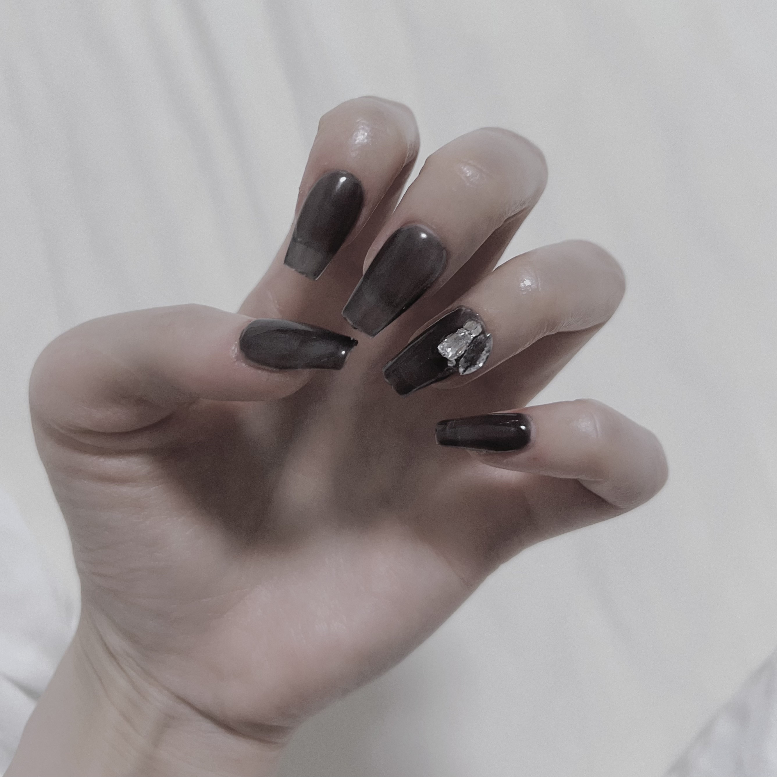 パル カラージェル クリアブラック/キャンドゥ/ジェルネイルを使ったクチコミ（2枚目）