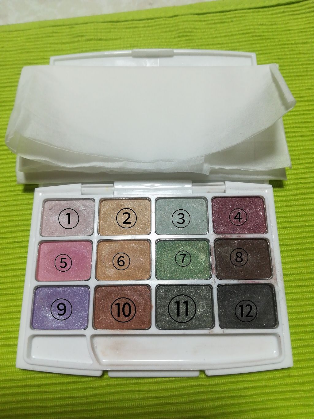 12色アイシャドウパレット/LOUJENE/アイシャドウパレットを使ったクチコミ（2枚目）