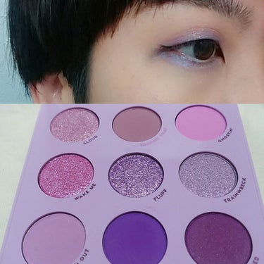 Lilac You A Lot Shadow Palette/ColourPop/パウダーアイシャドウを使ったクチコミ（3枚目）