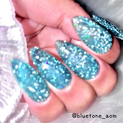 ⋆͛🦖⋆͛aomi on LIPS 「オリジナルフラッシュブルーグリーン☺️💚💙作ったカラーにぎっし..」(8枚目)