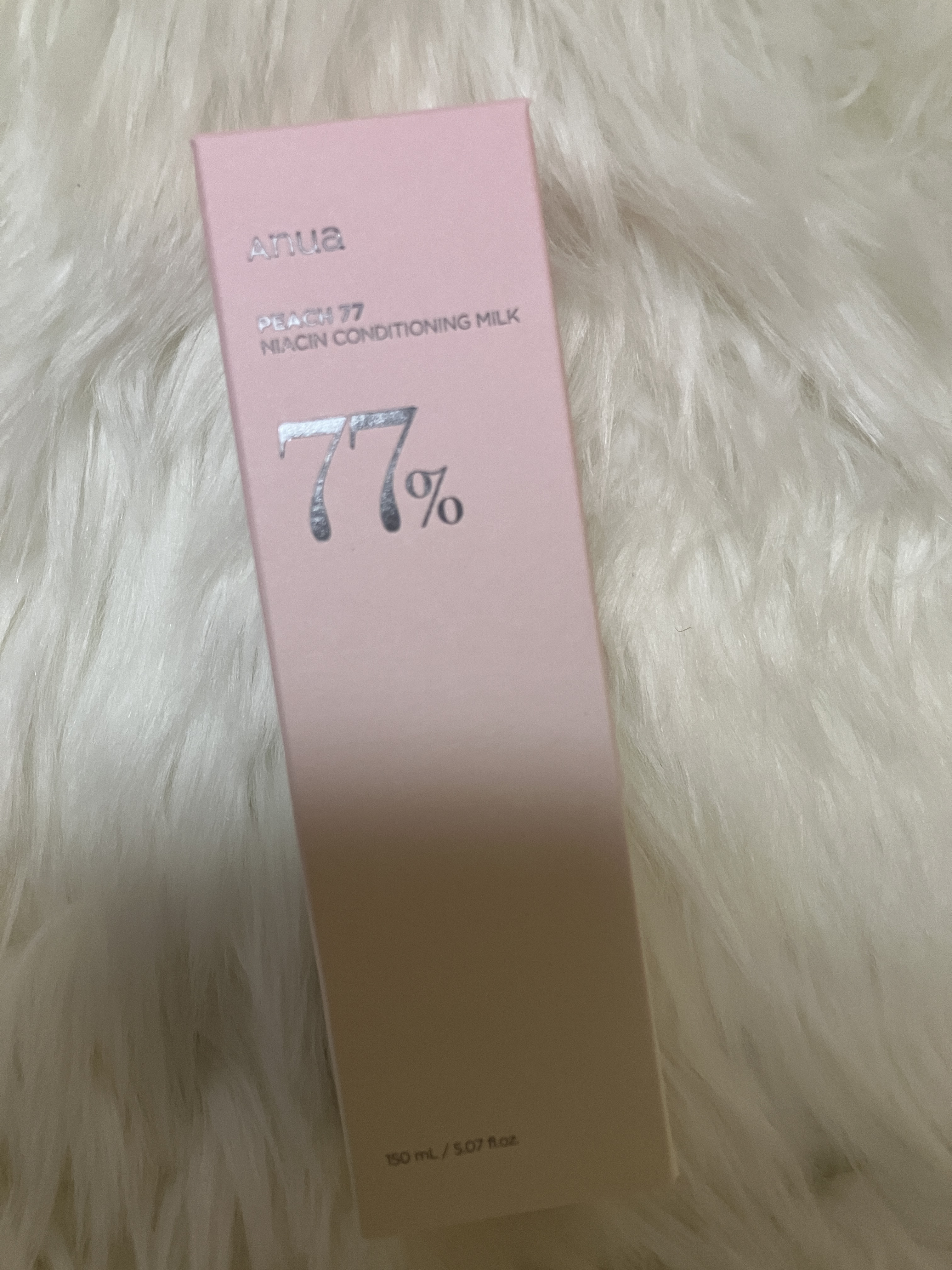 桃77%ナイアシンコンディショニングミルク/Anua/乳液を使ったクチコミ（1枚目）