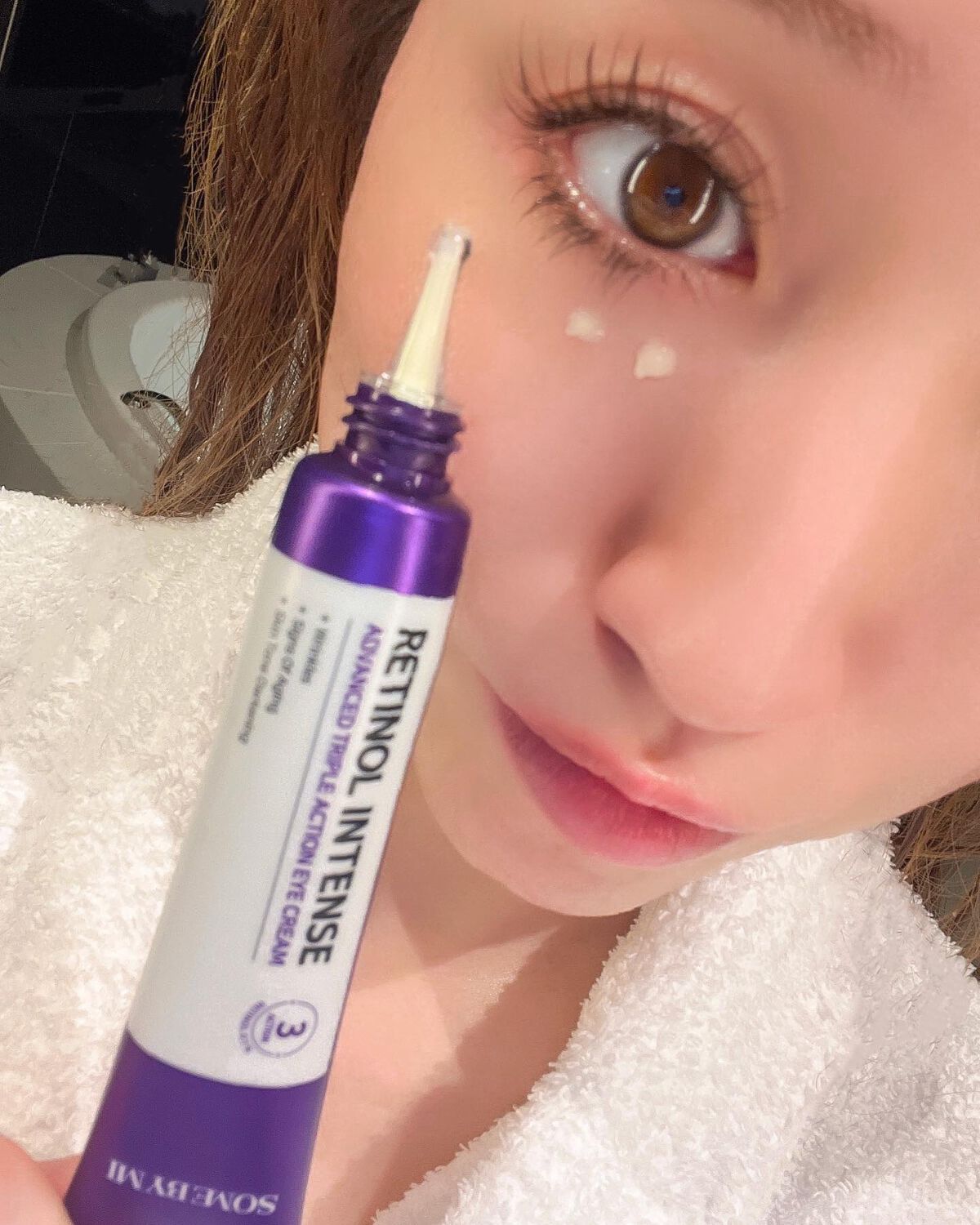 レチノールインテンシブ アドバンスドトリプルアクションアイクリーム/SOME BY MI/アイケア・アイクリームを使ったクチコミ（1枚目）