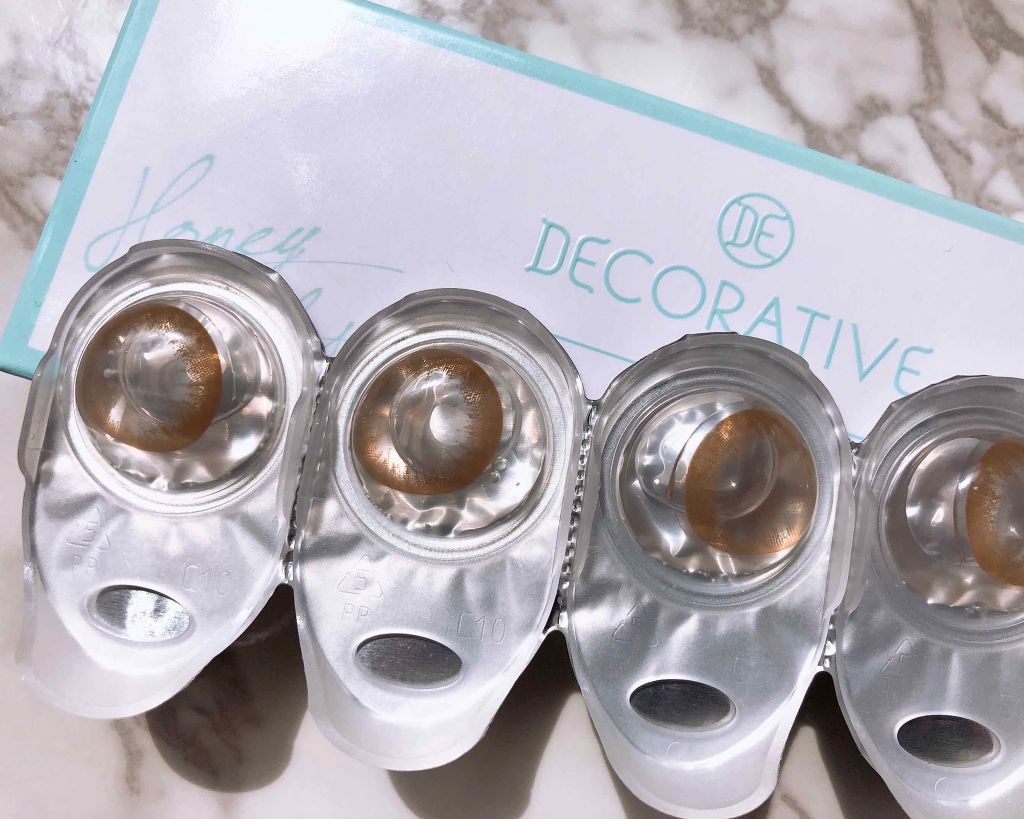 デコラティブアイズ ヴェール/Decorative Eyes/カラーコンタクトレンズを使ったクチコミ(1枚目)