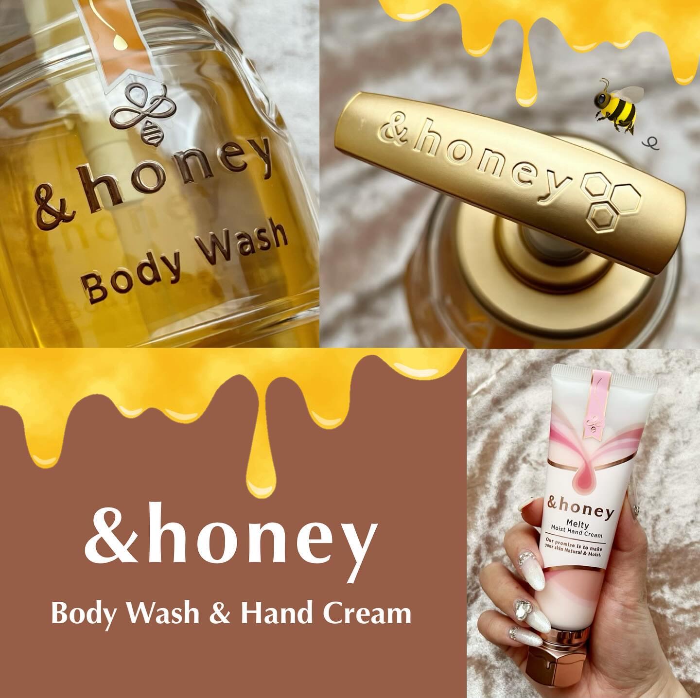 ディープモイスト ジェルボディウォッシュ/&honey/ボディソープを使ったクチコミ（1枚目）