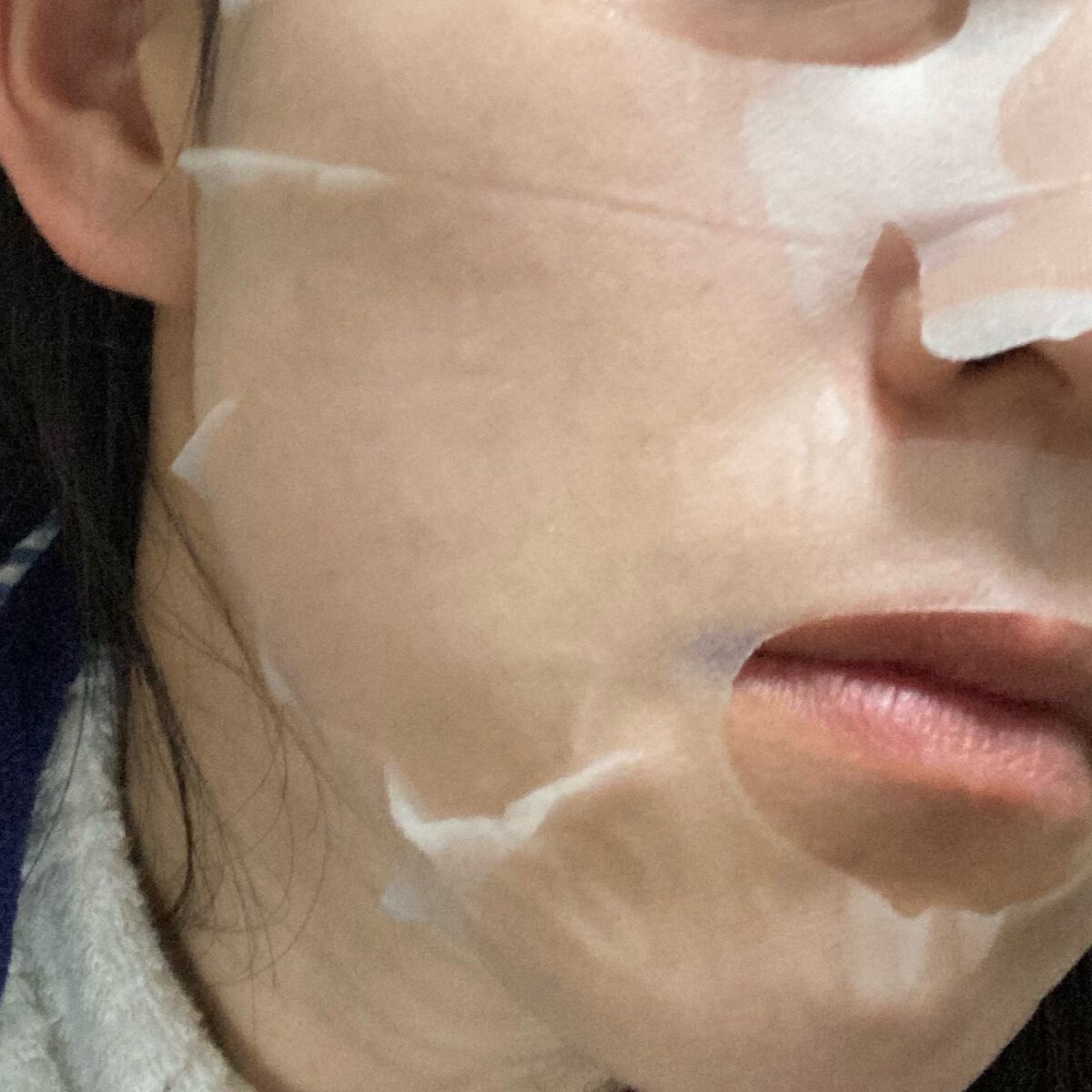 デイリーケアマスク ビタミンC&ピーチ/RISM/シートマスク・パックを使ったクチコミ（3枚目）