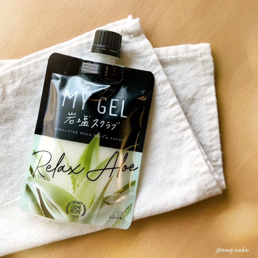 MY GEL 岩塩スクラブ/COSME RECIPE/ボディスクラブを使ったクチコミ（1枚目）