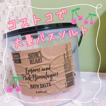 Epsom & Pink Himalayan Bath Salt/Natures Delight/入浴剤を使ったクチコミ（1枚目）