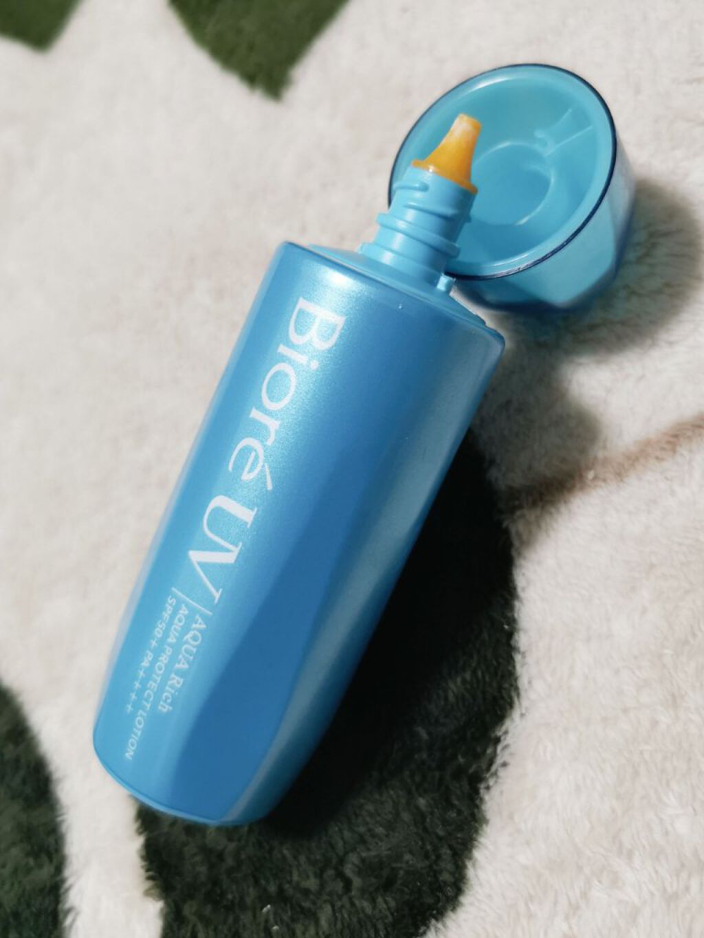 ビオレUVアクアリッチ アクアプロテクトローション（水層パックUV)/ビオレ/日焼け止め・UVケアを使ったクチコミ（2枚目）