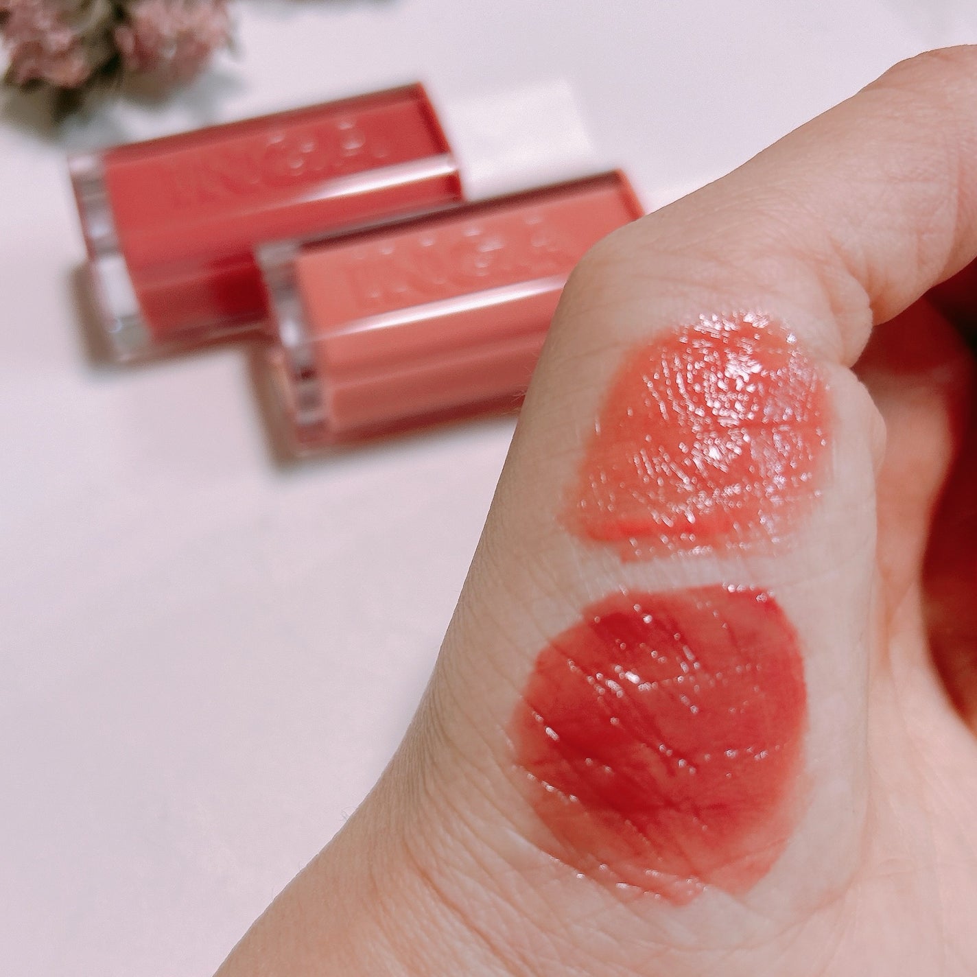 ウォーターグローリップティント/INGA/リップティントを使ったクチコミ(3枚目)