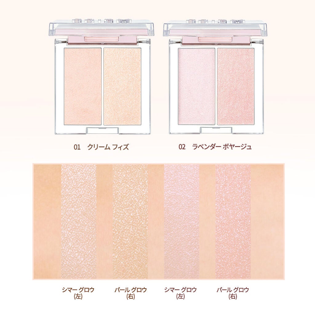 プリズムハイライターデュオ/CLIO/パウダーハイライトを使ったクチコミ(4枚目)