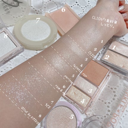 ヴェールライター/rom&nd/パウダーハイライトを使ったクチコミ(9枚目)