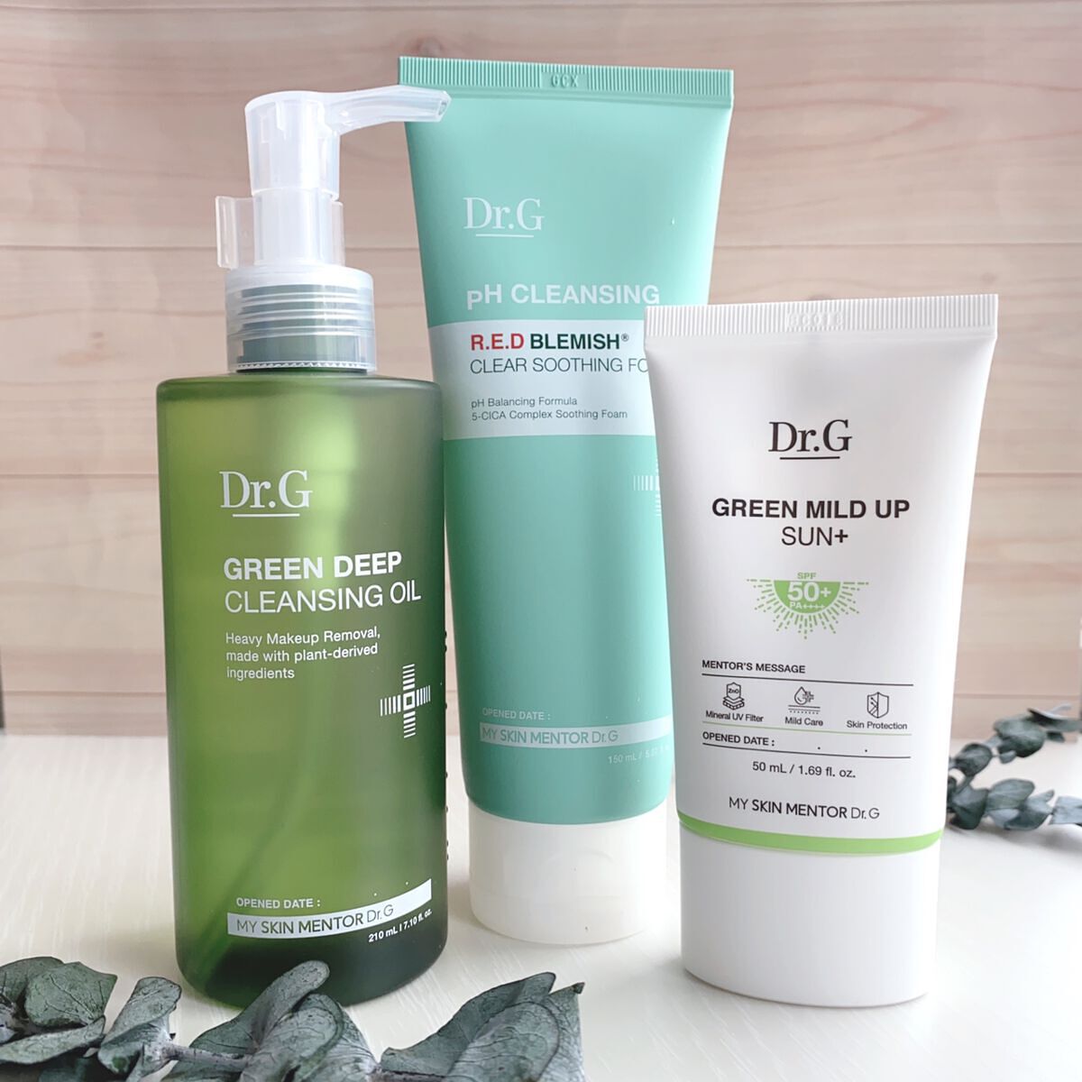 グリーンマイルドアップサンプラス/Dr.G/日焼け止めクリームを使ったクチコミ（1枚目）