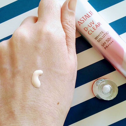 D-UVクリア ホワイトソリューション/アスタリフト/日焼け止めクリームを使ったクチコミ(1枚目)