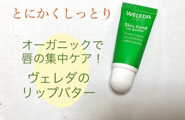 スキンフード リップバター/WELEDA/リップケア・リップクリームを使ったクチコミ（1枚目）