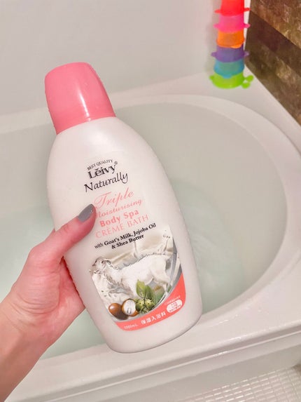レイヴィー クリームバス ゴートミルク 1000ml/Leivy/保湿系入浴剤を使ったクチコミ(1枚目)