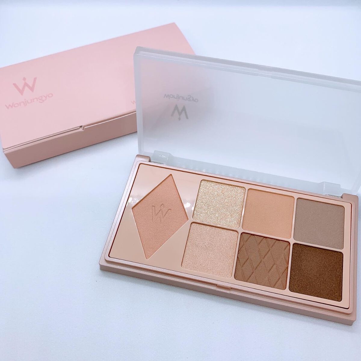 ウォンジョンヨ W デイリームードアップパレット /Wonjungyo/アイシャドウパレットを使ったクチコミ(1枚目)