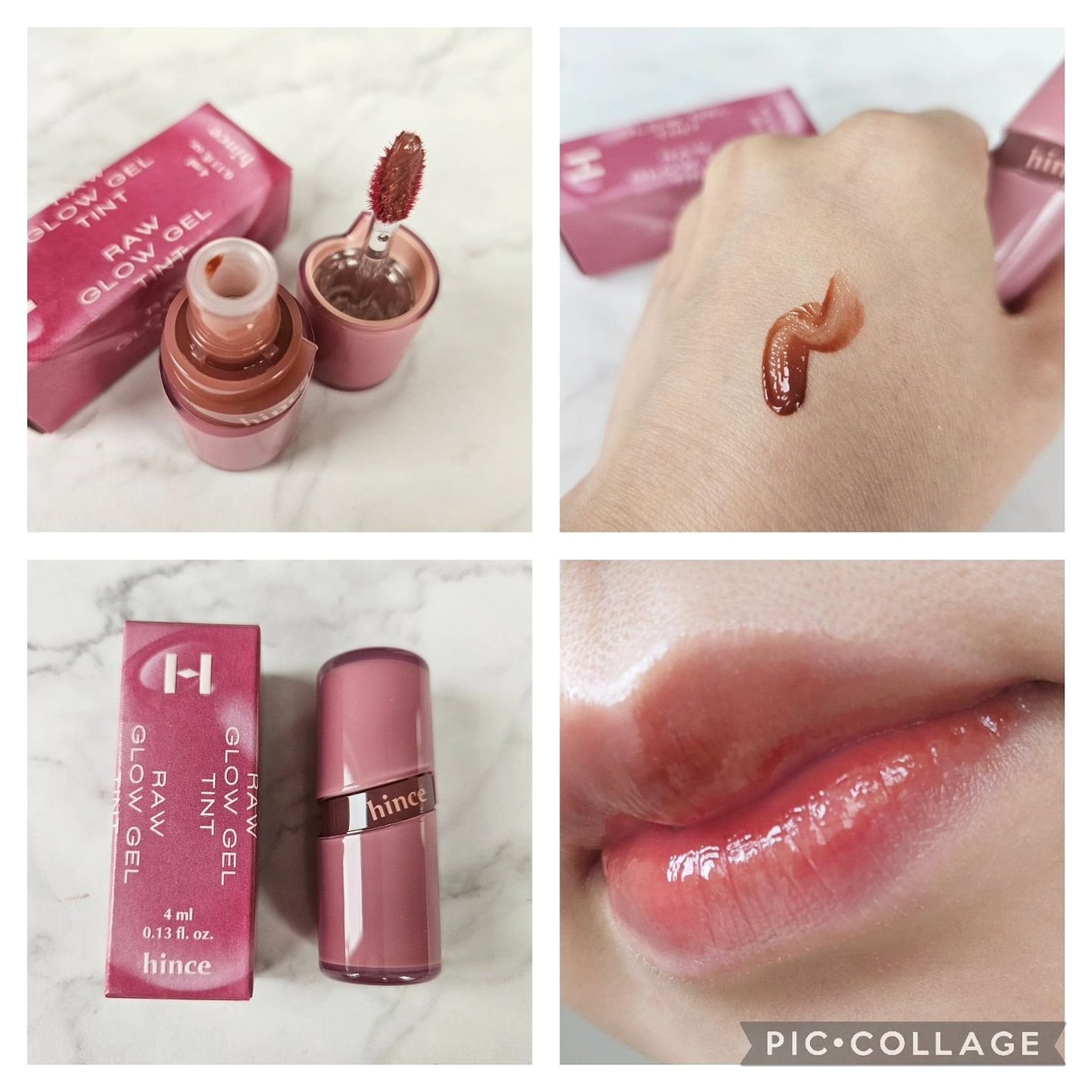 ロウグロウジェルティント/hince/リップティントを使ったクチコミ(2枚目)