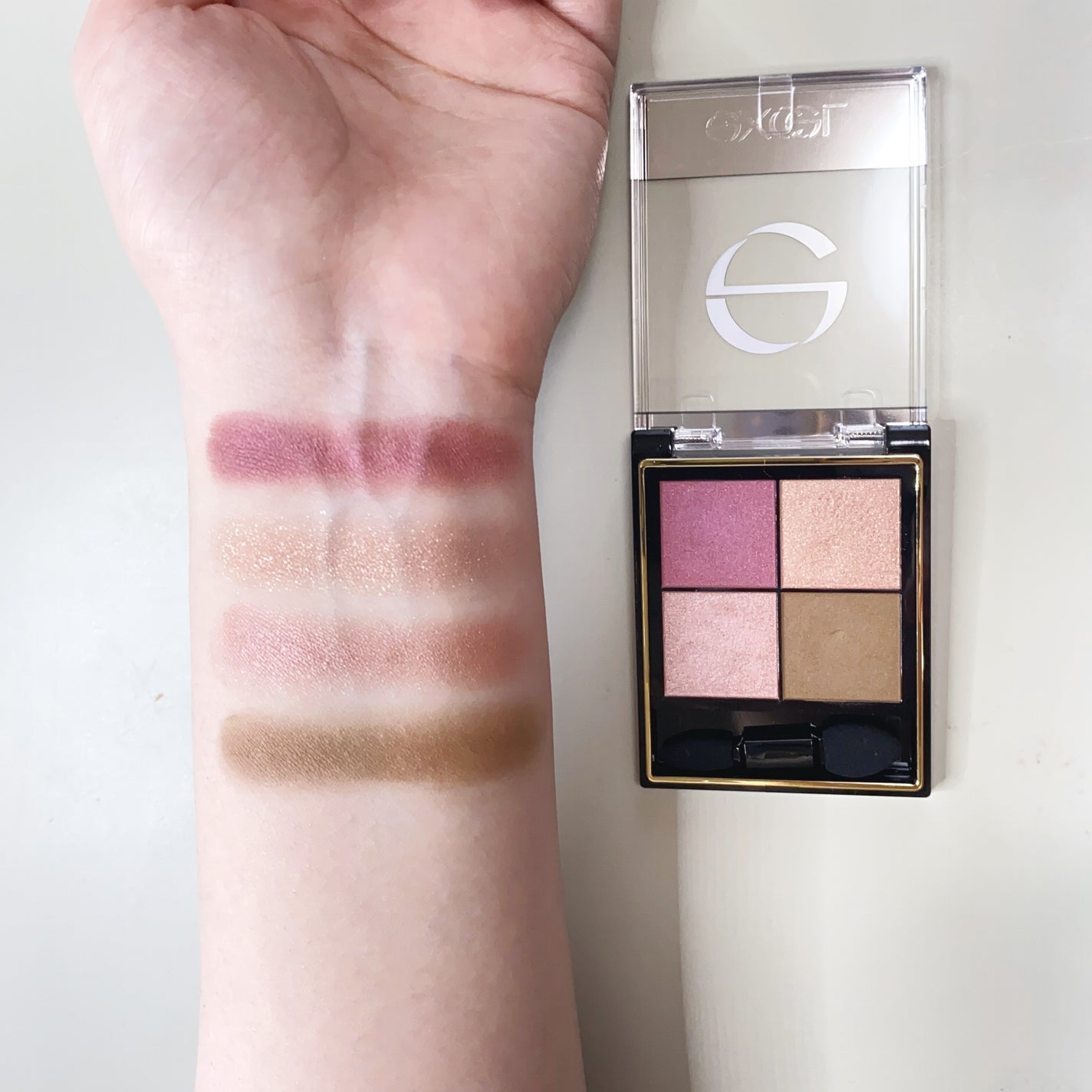 リアルクローズシャドウ/excel/アイシャドウパレットを使ったクチコミ(4枚目)