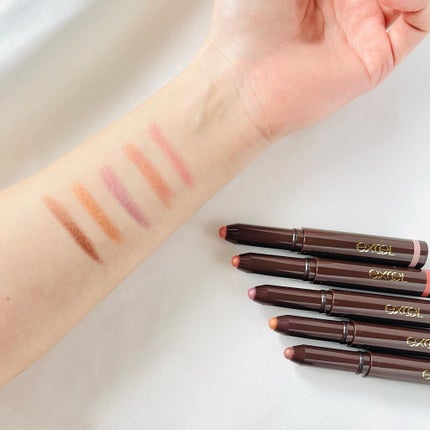 グリームオンフィットシャドウ/excel/スティックアイシャドウを使ったクチコミ(8枚目)