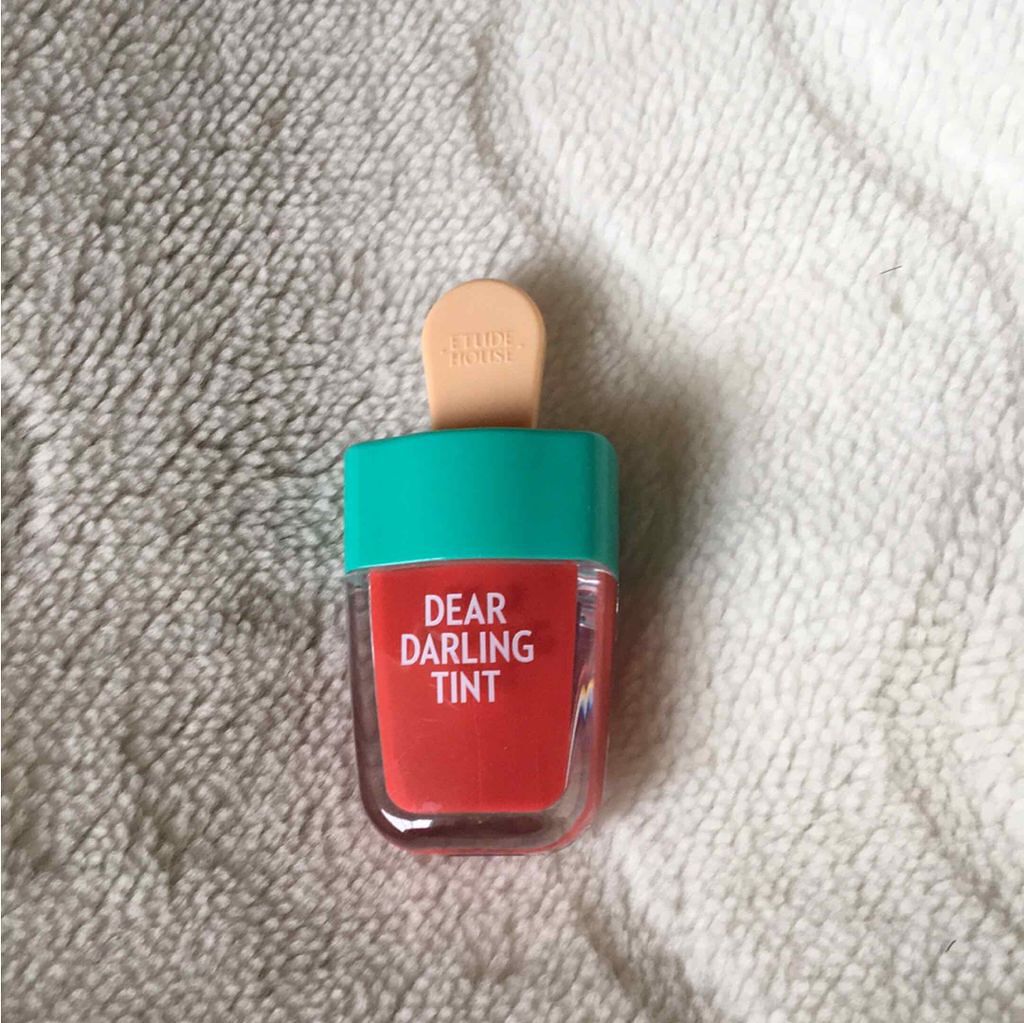 ディアダーリン ウォータージェルティント （アイスティント）/ETUDE/口紅を使ったクチコミ（1枚目）