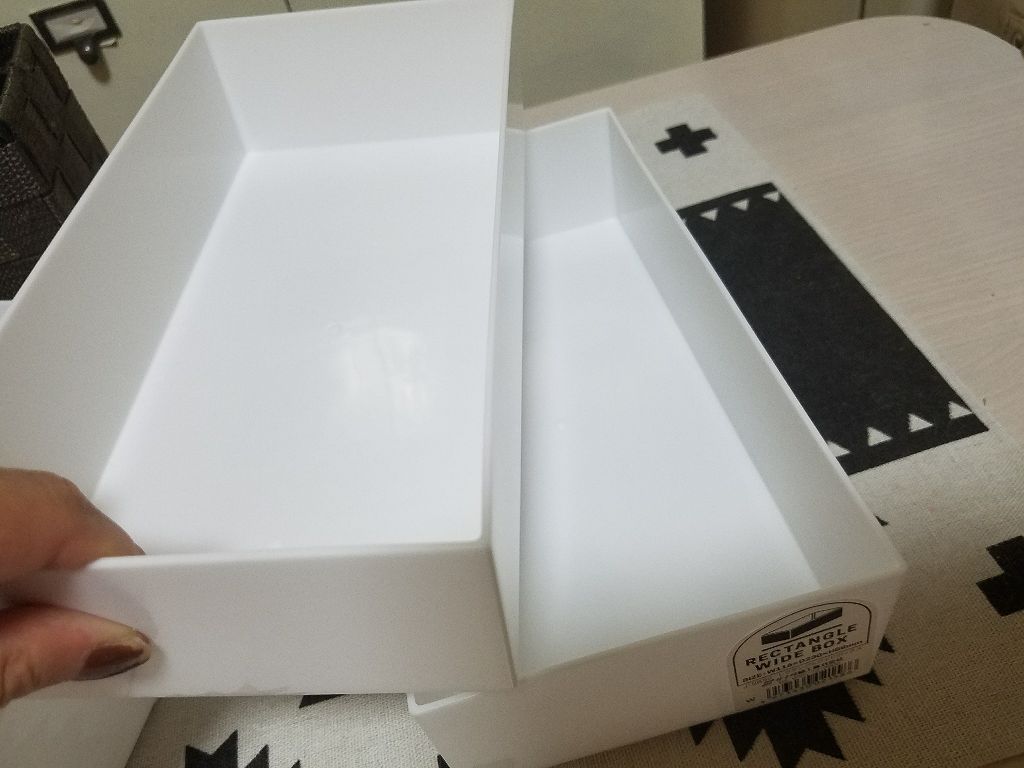 RECTANGLE WID BOX セリア