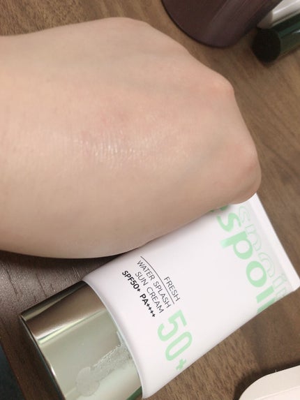 ウォータースプラッシュサンクリーム/espoir/日焼け止め・UVケアを使ったクチコミ(3枚目)
