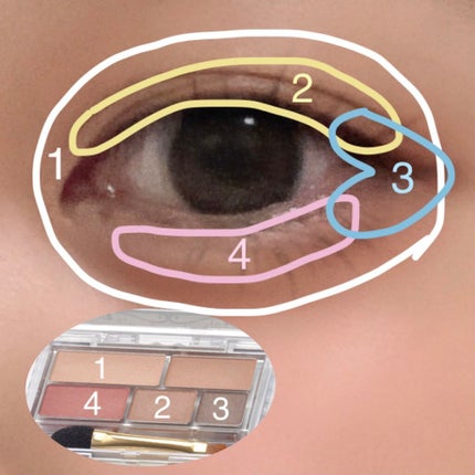 【旧品】パーフェクトスタイリストアイズ/キャンメイク/アイシャドウパレットを使ったクチコミ(5枚目)