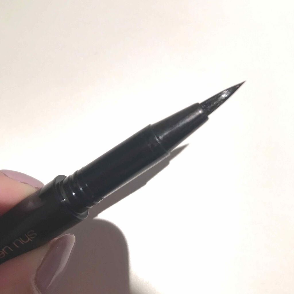 カリグラフィック アイライナー/shu uemura/リキッドアイライナーを使ったクチコミ（2枚目）