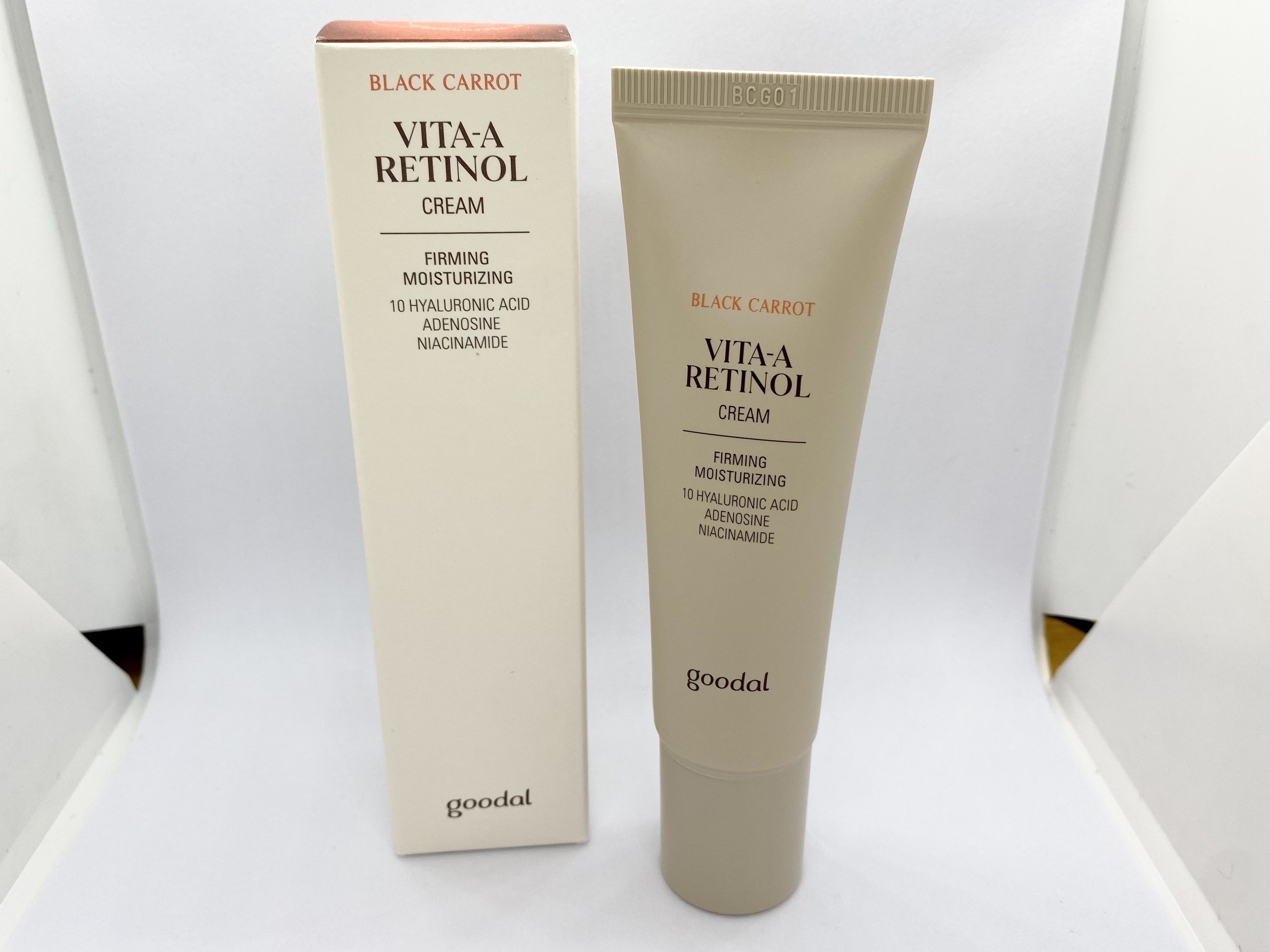 黒にんじんビタAレチノール弾力クリーム/goodal/フェイスクリームを使ったクチコミ（1枚目）