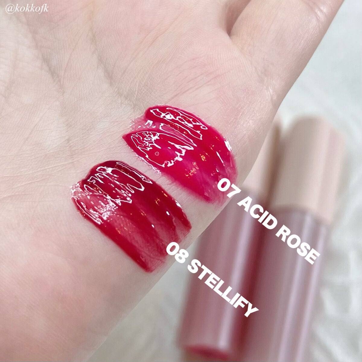 ハートクラッシュ ベアグレイズティント/HOLIKA HOLIKA/リップティントを使ったクチコミ(8枚目)