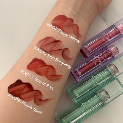 ザ ウォータリーデューティント/MERZY/リップティントを使ったクチコミ(5枚目)