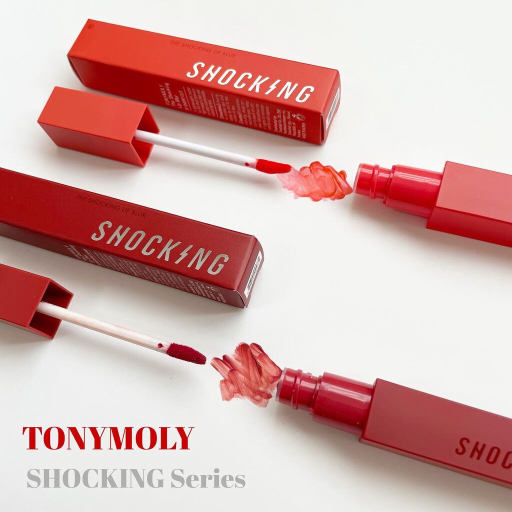 ザショッキングリップブラー/TONYMOLY/口紅を使ったクチコミ(1枚目)